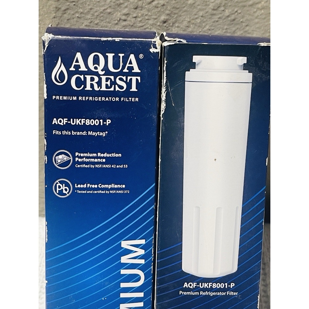 2pk AquaCrest AQF-UKF8001-P Water Filter Replacement For Maytag Refrigerator - Picture 4 of 4